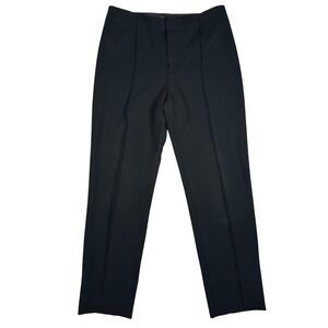 Club‎ Monaco Womens Black Slim Fit Pintuck Dress Pants Size 2 Acetate